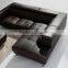 Leather Sofa made of Top Grain Cattle leather samll L Shape corner Living Room Leather Sofa 9121