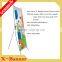 Popular x banner stand size cheap advertising display frame
