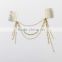 Fashion metal noble gold metal hair band hair combs for women