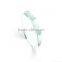 1PCS Octagon False Eyelash Glass Holder Transparent Crystal Eye Lash Extension Glue Adhesive Holder Pallet Makeup Tool