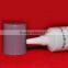 Empty round plastic adhesive hose for medical package