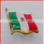 popular and durable metal flag pin badge,football pin badge,Brazil flag pin badge