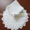 Hemstitch linen cocktail napkins white