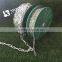 Zinc Plated 4mm DIN5685A link chain in green coil