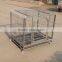 Powder Coated Metal Wheeled Portable Dog Cage(factory in Guangzhou)