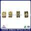 Brass annular knurled nuts
