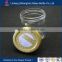 Import glass jars with screw cap for storage food clear mini 25ml bird nest glass bottle