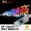 Miralce bean outdoor advertising lights 12mm 5V digital rgb full color pixel led