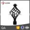Painting black color curtain rod finial