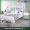 Small Bedroom Furniture white round Wooden Nightstands