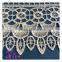 GD20201-1 Jiangsu Nantong Grand Slam 8.6cm White Water Soluble Embroidered 100% Polyester guipure indian