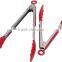 High quality bbq service silicone tongs