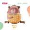 Farlin Sina & Mina 3D Design Cartoon animal hard shell backpack Waffle Bear children backpacks
