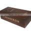 high quality customize leather red wine box