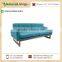 Genuine Leather Upholstered Sofa with Retro Vintage Style Available at Low Rate