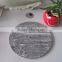 different stone decorative wall clock cover, clock face.
