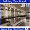 Super U Luxury Fancy Wooden Handbag Showcase For Shop Decoration