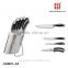 Stainless steel block 5pcs knife set