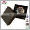 Brown Cardboard gift box with gold logo foil for watch packing