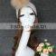 Colourful Genuine Big Raccoon Fur Pompom Women Makeup Headband