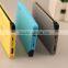 Super slim 10000mah mobile power bank,Li-polymer battery power bank,built-in usb cable charger