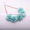 <<<2016 New Jewelry women Bohemian style Fashion blue flower collar Necklaces Accessories/