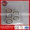 CE & SGS Standard Plastic Double Ball Bearing Rubber Caster With Nylon Core