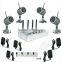 High quality 2.4GHZ wireless monitor 4 CCTV cameras mini DVR for warehouse factory office house