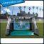 giant cube inflatable soccer shooting,inflatable soccer dart game for outdoor play