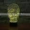 3D Optical Night Light Buddha 7 RGB Light Colors 10 LEDs AA Battery or DC 5V Mixed Lot