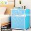 Hot sale colourful plastic folding bedside table