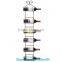 Black Wire Wall Mounted Wine Bottle/Towel Holder