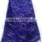 CL13-2 Multicolor elegant African Velvet embroidery lace with stones for dress lace fabric