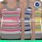 Womens Ladies Striped Sleeveless Round Neck Sweater Vest