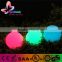 UV resistant PE plastic RGB color changing led solar christmas ball light