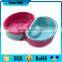 nice eva goggle hard case with red zipper