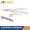 perforated retails store design metal wall shelf