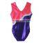 Gymnastics leotards for girls metallic fabric bodysuit gymnastics leotards
