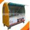 Factory direct sale favorable price mobile fryer food van food van cart