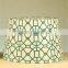 Mass production hospitality wholesale cheap high quality artistic handicraft handmade new design dark blue lampshade