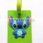 China Supplier Wholesale Animation PVC Luggage Tags Custom Shaped Travel Bag Tag