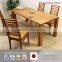 Simple High-quality walnut table for dining room with various kind of wood made in Japan