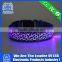 2015 Hot Selling Christmas LED Plastic Pet Trainer Collar With Leopard