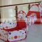 Hot selling Polka Dot 3 in 1 Kids climbing tent tunnel Pop up Kids Play Tent