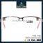 Fashion Design Metal Half-Rim Glasses Frame Women Hollow Pink/Gunmental/Silver/Bronze/Black Frame SM4022