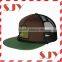Embroidery Patch One Size Flat Short Bill 100 Polyester Trucker Hat Cap