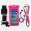 High Quality PVC 100% waterproof phone bag for iphone 6 With armband and earphone phone bike mount