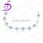 wholesale Jesus opal cross shaped bracelet silver plated opal jewelry bracelet