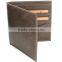 Promotional soft genuine leather men rfid wallet slim cc holders
