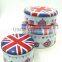 Set of Round Tin Can Cookie Biscuits Tin Box